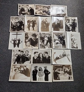 Lote De Colección De 19 Anclas Pesar Película B&W 8x10 Frank Sinatra Publicidad Fotos Bonitas - Imagen 1 de 13