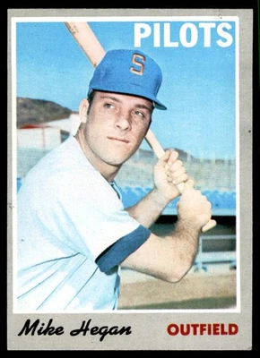 1970 Topps Mike Hegan Seattle Pilots #111 Foto 1 de 2