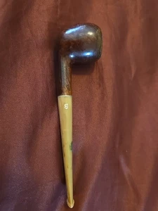 Vintage Medico White Wall Imported Briar Pfeife Tabak Rauchen Nachlass - Bild 1 von 9