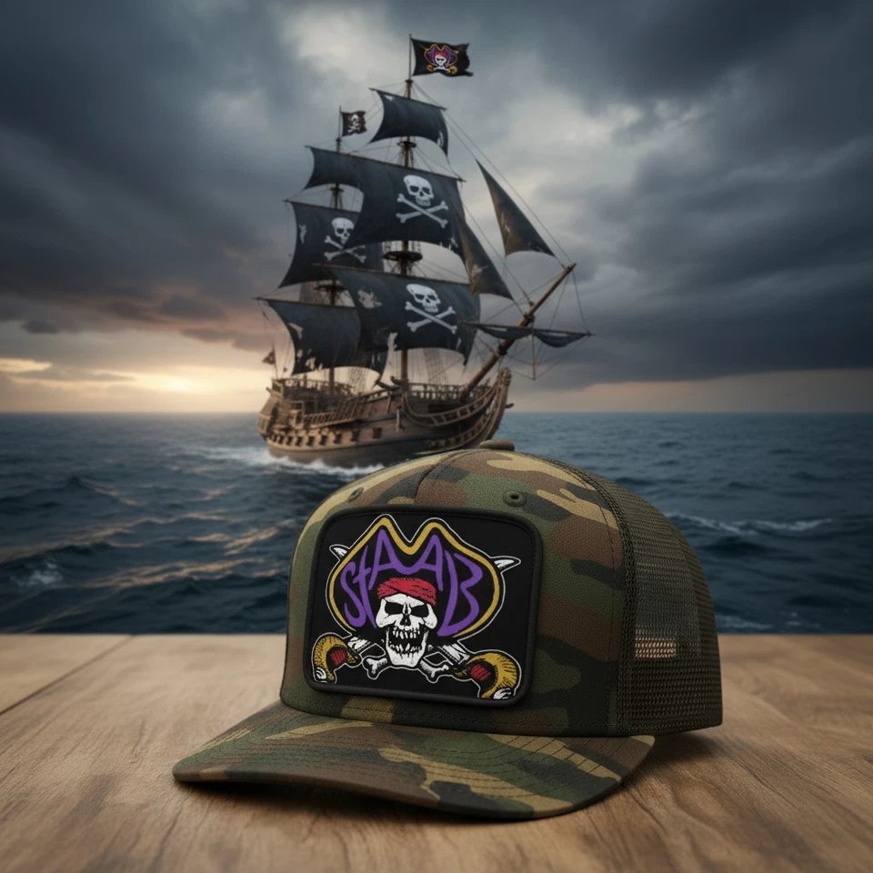 Sombrero Sims Kevin Staab, parche metálico extraíble, cierre a presión Foto 1 de 1