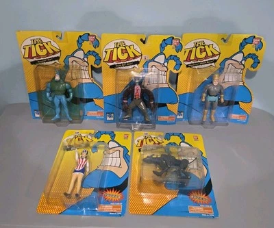 The Tick Figure Lot Of 5 1994 - 1995 Dean Bullet American Maid Robot Dog - Image 1 of 4