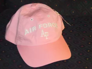 USAF US Air Force FALCONS Women OSFA CANCER Embroidered HAT CAP NEW .. PINK - Picture 1 of 2