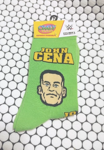 John Cena WWE Crazy Socks Men's Size 6-12 Cover