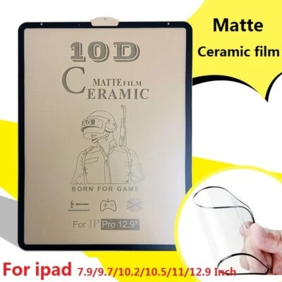 Matte Ceramic ​Film Cover Screen Protector For All Apple iPad Pro Air iPad Mini - Image 1 of 4