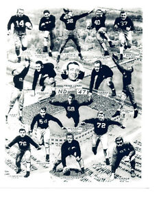1947 NATIONAL CHAMPION NOTRE DAME  FOOTBALL 8X10 TEAM PHOTO  NCAA INDIANA  IRISH