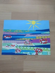 cutout art "over the sea" 8 x 10 - Picture 1 of 1