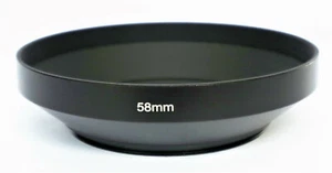 Brand New Wide Angle Lens Hood Universal metal  Lens Hood 58mm - Picture 1 of 9