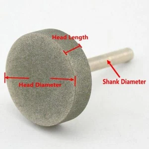 Diamond Cylinder Grinding Wheel 30 mm Grit Coarse Fine Tools for Gemstone - Picture 1 of 10