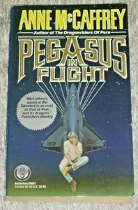 Anne McCaffrey, PEGASUS IN FLIGHT, 1991 Talents Science Fiction Paperback - Picture 1 of 7
