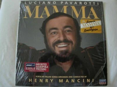 LUCIANO PAVAROTTI MAMMA VINYL LP HENRY MANCINI 1984 NETHERLANDS IMPORT EX - Image 1 of 3