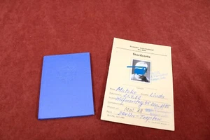 Original DDR DTSB Mitgliedsbuch Berlin Sektion Judo und Startkarte, X273.2#10 - Picture 1 of 7