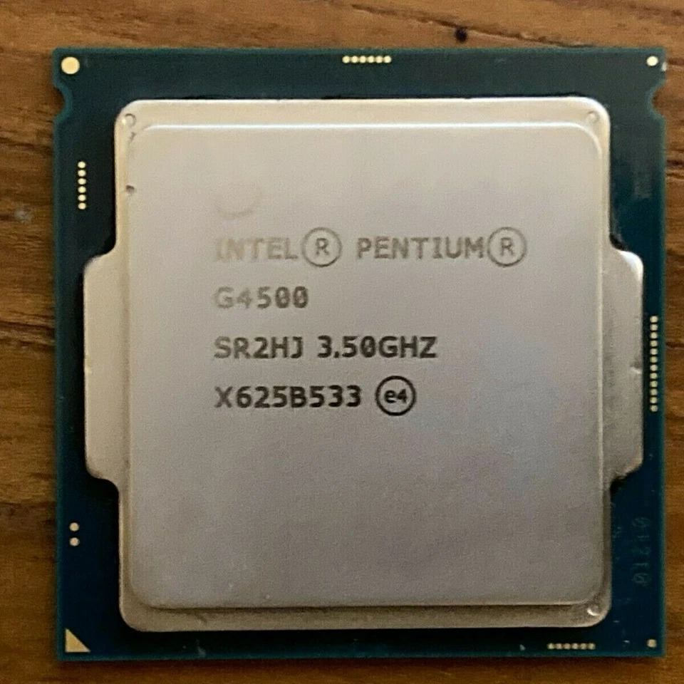 Intel Pentium G4500 Dual Core 3.5GHz LGA1151 Skylake Desktop CPU SR2HJ - Image 1 of 1