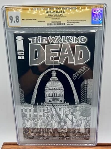 CGC 9.8 SS Walking Dead #1 Wizard World Sketch St. Louis Gerhard Variant Signed - Picture 1 of 5