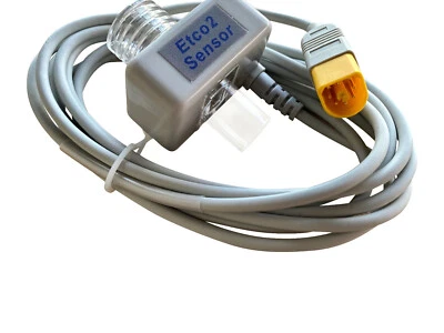 Sensor de capnografía de CO2 de marea final compatible con Philips IntelliVue Foto 1 de 4