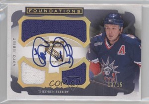 2013-14 Upper Deck The Cup Cup Foundations Auto /15 Theoren Fleury #CF-TF Auto