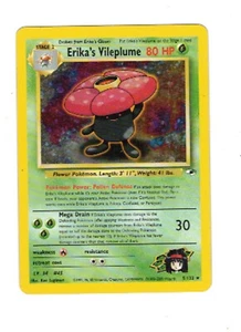 Erika's Vileplume 5/132 holofoil Pokémon TCG Out-of-Pack Quality - Picture 1 of 2