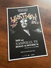 Brittany Howard &#39;What Now&#39; 2023 Tour Poster Ryman 11x17