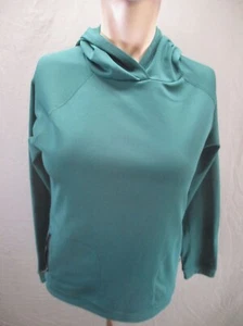 ZELLA Size L (10-12) Girls Green Stretch Zip Pocket Warm Athletic Hoodie 446 - Picture 1 of 10