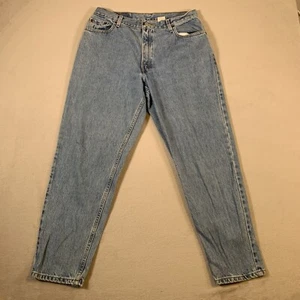 Vtg Levi's 550 Size 14P Jeans Relax Fit Tapered Leg Hi Rise Baggy Denim Womens - Picture 1 of 18