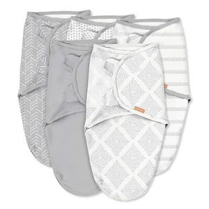 SwaddleMe Original Swaddle – Size Small, 0-3 Months, 5-Pack (Grays for Days ) - Picture 1 of 9