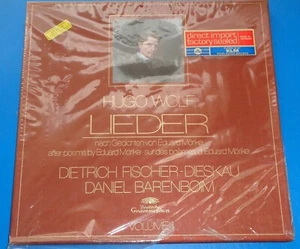 Fischer-Dieskau/Barenboim WOLF Lieder Vol.1 - DG 2740 113 SEALED - Imagen 1 de 2