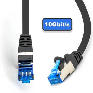 Internetkabel CAT 6A Patchkabel RJ45 LAN Netzwerkkabel 10Gb Ethernet 0,5m - 15 m - Bild 1 von 6