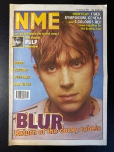BLUR - NME COVER PAGE 1997 16X11"' MAGAZINE ADVERT / POSTER L426 - Picture 1 of 1
