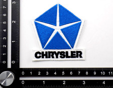CHRYSLER EMBROIDERED PATCH IRON/SEW ON ~3" x 2-5/8" PT CRUISER 300 NEW YORKER