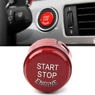 Fit Bmw F10 F15 F16 F22 Engine Start Stop Switch Button Cover Without Off Red
