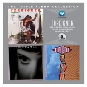 FOREIGNER - THE TRIPLE ALBUM COLLECTION-HEAD GAMES/UNUSUAL HEAT/+ 3 CD NEU - Bild 1 von 1