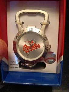 Baltimore Orioles Game time MLB  Retro Keychain Fob Bottle Opener Watch. New - Picture 1 of 9