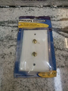 Philips Magnavox PM61031 Dual Output Coaxial Wall Plate (9DB2) - Picture 1 of 5