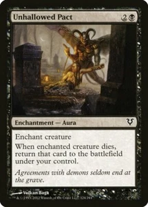 4 Unhallowed Pact 4x x4 - LP - Avacyn Restored - SPARROW MAGIC - Picture 1 of 1