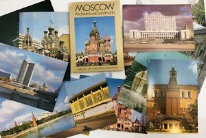 Lote de 16 postales vintage de Moscú URSS postales sin usar 1987 - Imagen 1 de 20
