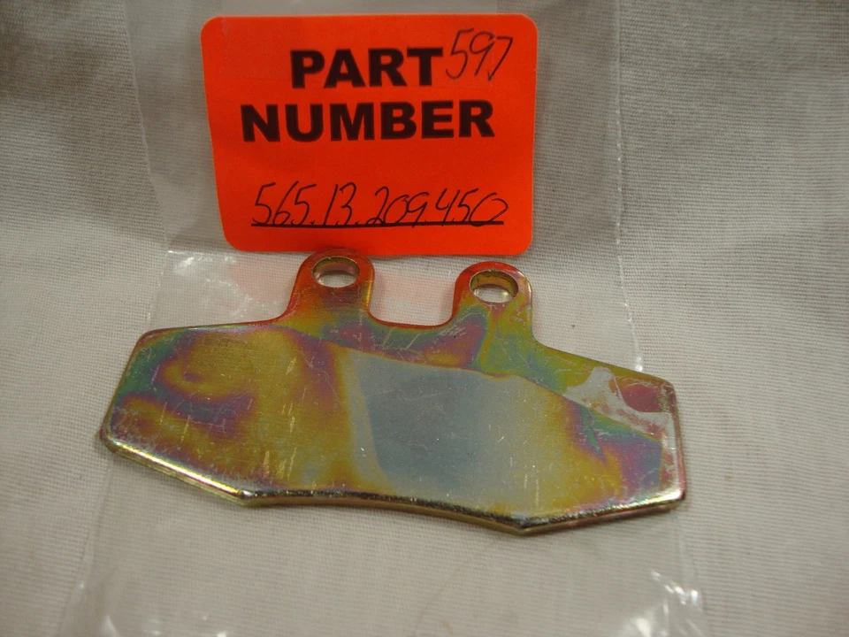 NOS KTM 56513209450 brake pad spacer 3mm 1988-1992 125 250 300 350 500 600 - Image 1 of 1