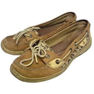 Zapatos de barco Sperry Top-Sider Angelfish para mujer talla 7M tostados BONITOS - Imagen 1 de 7