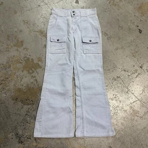 Vintage 70s Levi’s 676 Bellbottom Flare Bush Pants 30x30 Talon White Tab - Picture 1 of 10