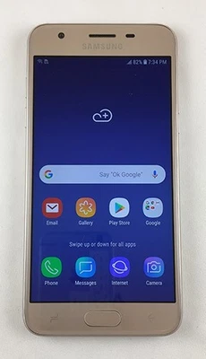 Samsung SM-J337T Galaxy J3 Star T-Mobile Smartphone HD Voice GOOD (Gold) - Image 1 of 2