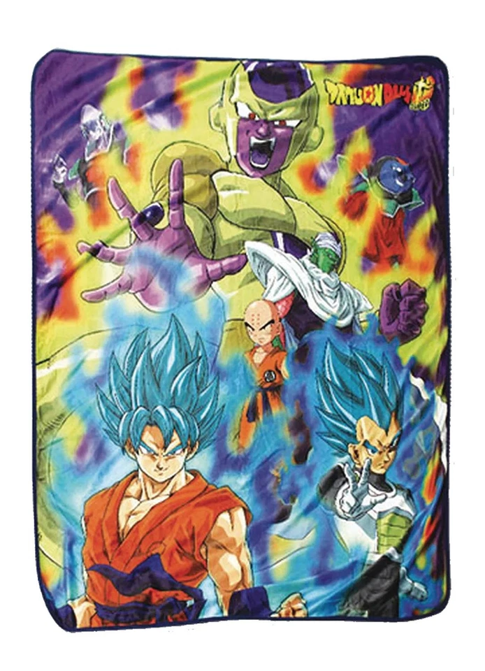 Great Eastern Entertainment Dragon Ball Super- Group 3 Sublimation Throw Blanket