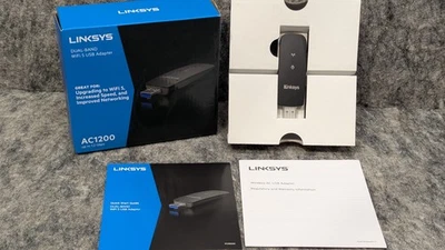 Linksys WUSB6300 Dual-Band AC1200 Wireless-AC USB 3.0 Adapter 🔥New🔥 - Image 1 of 4
