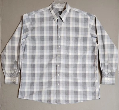 Jos A Bank Shirt Men's XXL Traveler's Collection Long Sleeve Button Up  - Image 1 of 4