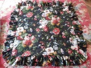 Ralph Lauren Isadora Euro Ruffled Pillow Sham-A+ Zustand-100% Baumwolle 1990er - Bild 1 von 7