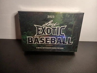 2023 Leaf Exotic Baseball Hobby Box, Sealed Baseball Cards - Image 1 of 3