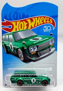 HOT WHEELS 2018 LEGENDS TOUR 71 DATSUN BLUBIRD 510 WAGON SPECIAL EDITION - Imagen 1 de 7