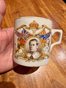 Vintage mug for the planned coronation of King Edward VIII on May 12th, 1937. - Picture 1 of 7
