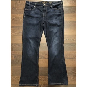 Buckle Black fit No 76 Dark Wash Women's Size 36x32 Boot Cut Stretch - Picture 1 of 13