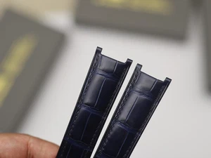 Handgefertigtes echtes Alligator Uhrenarmband für Cartier Pasha - Cartier Pasha Strap - Bild 1 von 8