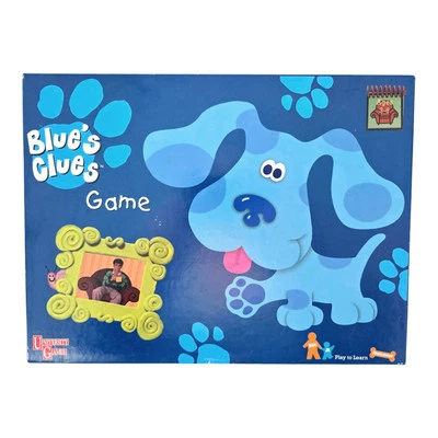 Blue's Clues Game THINK AND PLAY THE BLUE'S CLUES WAY University Games 1998 - Image 1 of 4