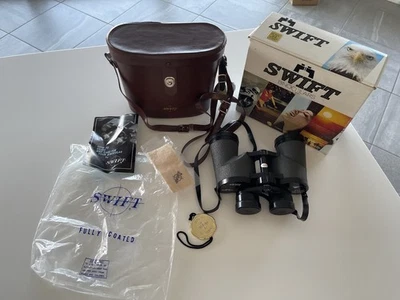 1982 Swift Audubon Model 804 Binoculars EXTRA WIDE ANGLE, 8.5x44. VERY NICE EUC. - Image 1 of 4