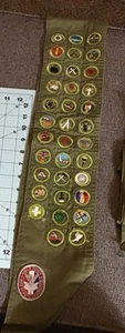 FAJA INSIGNIA MÉRITO VINTAGE 35 MBS Y RANGO ÁGUILA OA BOY SCOUTS OF AMERICA (RO) - Imagen 1 de 4